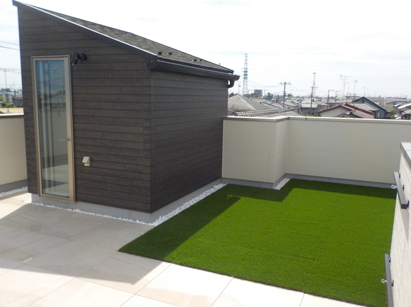 屋上庭園　施工例